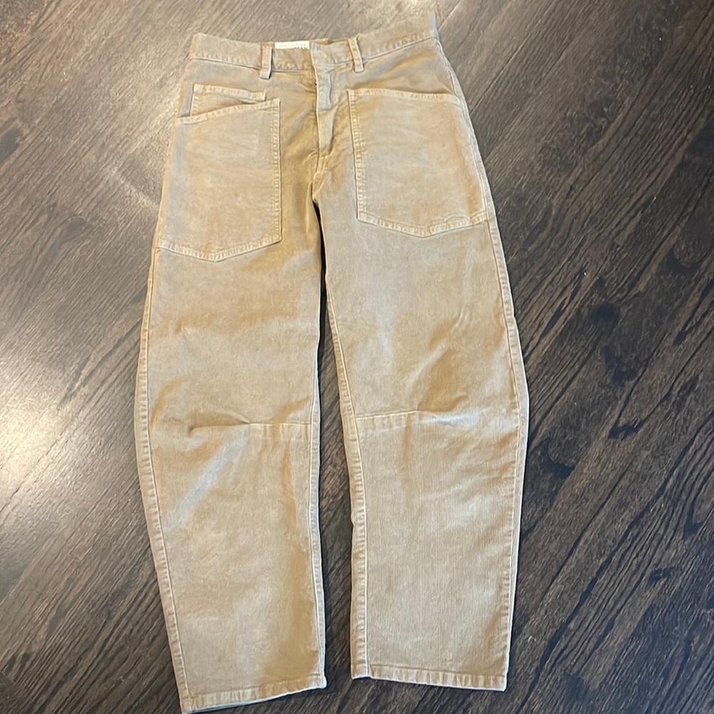 Nili Lotan Tan Corduroy Shon Pants- like new!